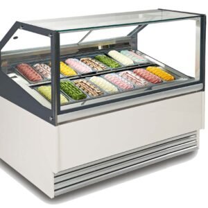 Exquisite IC16T – 16 Tubs Ice Cream Scooping Freezer