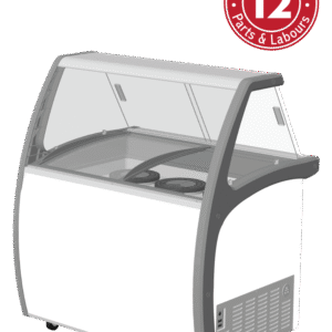 Exquisite SD325S2 Six Tubs Ice Cream Scooping Freezers